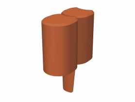 Palisada Maxi 140x200 mm jasny brąz HAGSEN