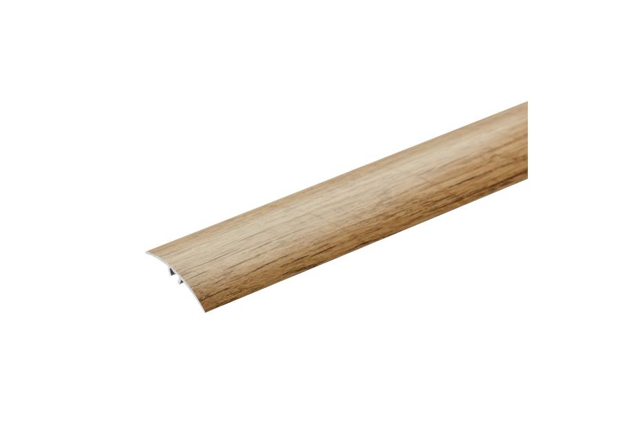 Zdjęcie: Listwa ochronna AL wcisk 37 mm 5w1 klejona L= 0,93 m Dąb Hamilton okleina mat CEZAR