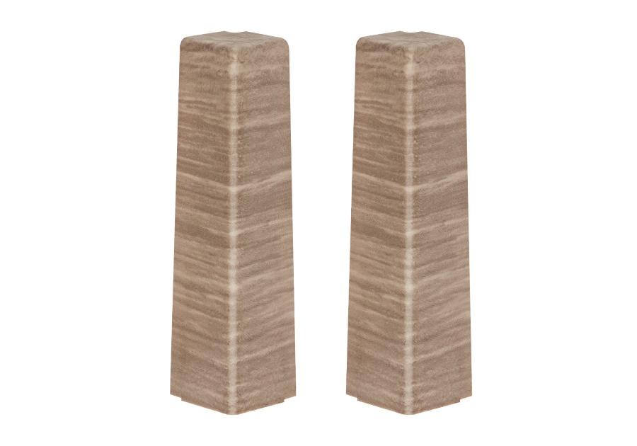 Zdjęcie: Zakończenia do listwy przypodłogowej Masterline narożnik zew. 1 kpl. 2 szt. Light Coffee Mat CEZAR