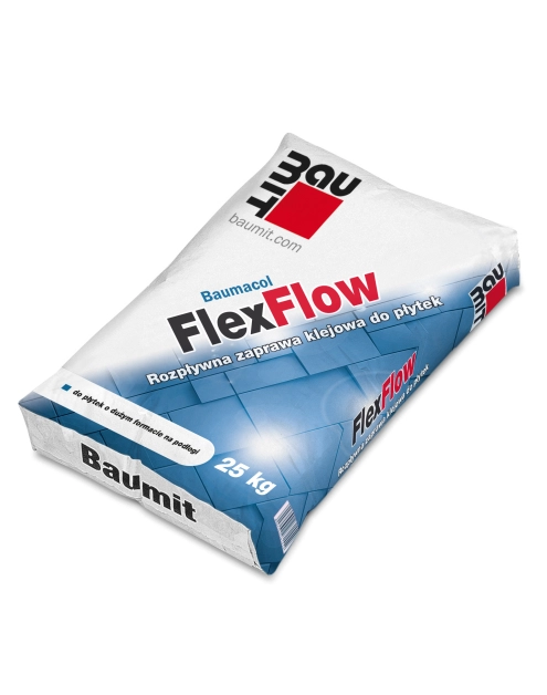 Zdjęcie: Zaprawa klejowa rozpływna do płytek Baumacol FlexFlow 25 kg BAUMIT