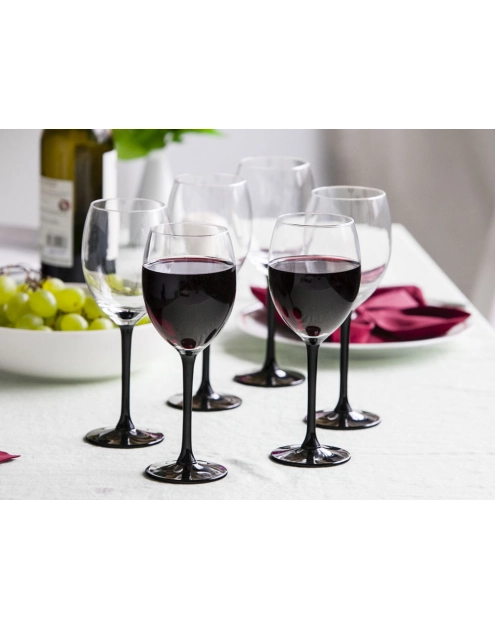 Zdjęcie: Komplet 6 kieliszków Onyx  Wino czerwone 330 ml ALTOMDESIGN