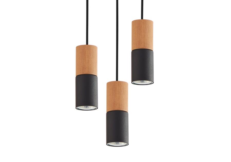 Zdjęcie: Lampa wisząca Elit wood black 3 x GU 10 6310 TK LIGHTING