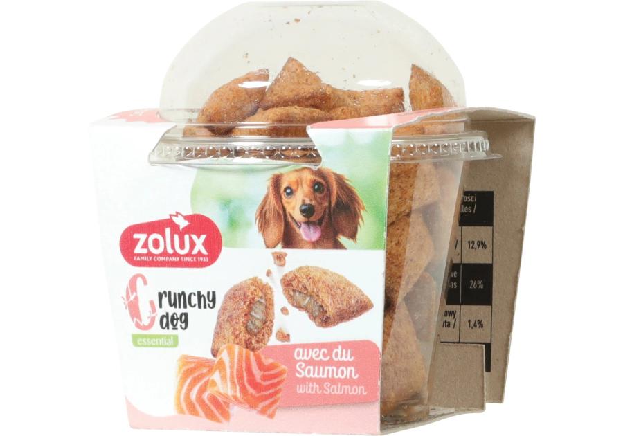 Zdjęcie: Ciasteczka dla psów Crunchy Dog z łososiem 75 g ZOLUX