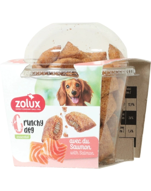 Zdjęcie: Ciasteczka dla psów Crunchy Dog z łososiem 75 g ZOLUX
