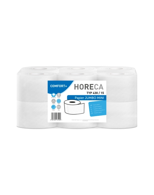 Zdjęcie: Papier toaletowy Jumbo Mini 12 rolek HORECA