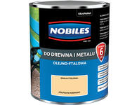 Zdjęcie: Emalia ftalowa półpołysk kremowy Ftalonal 0,7 L NOBILES