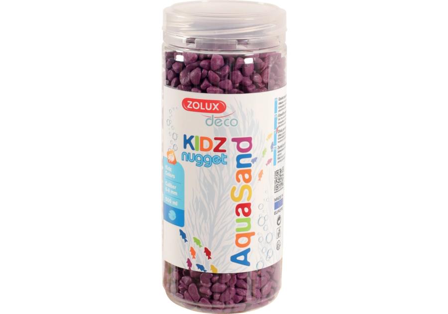 Zdjęcie: Żwirek do akwarium Aquasand Nugget 500 ml fioletowy ZOLUX