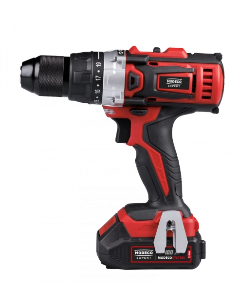 Zdjęcie: Wiertarko-wkrętarka 18 V, 40 Nm , 2 akumulatory 2,0 Ah MODECO EXPERT
