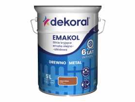 Emalia ftalowa Emakol Strong orzech średni 5 L DEKORAL