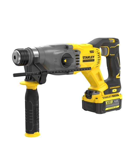 Zdjęcie: Młotowiertarka udarowa SDS Plus 18V-V20 z 1 akumulatorem 4,0Ah i kufer STANLEY FATMAX