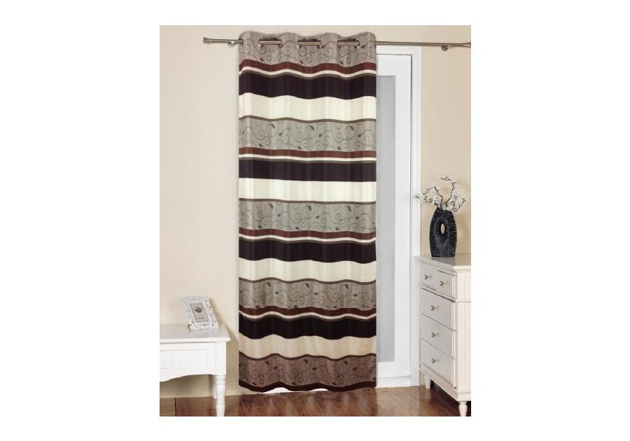 Zdjęcie: Zasłona dekoracyjna Lirio 140x250 brąz CKR/LASHER