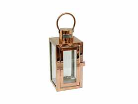 Latarnia Barcelona na świece mała S miedź DIRECT HG