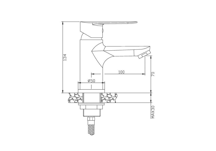 Zdjęcie: Bateria umywalkowa Esla chrom INVENA