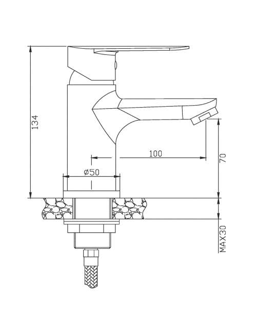 Zdjęcie: Bateria umywalkowa Esla chrom INVENA