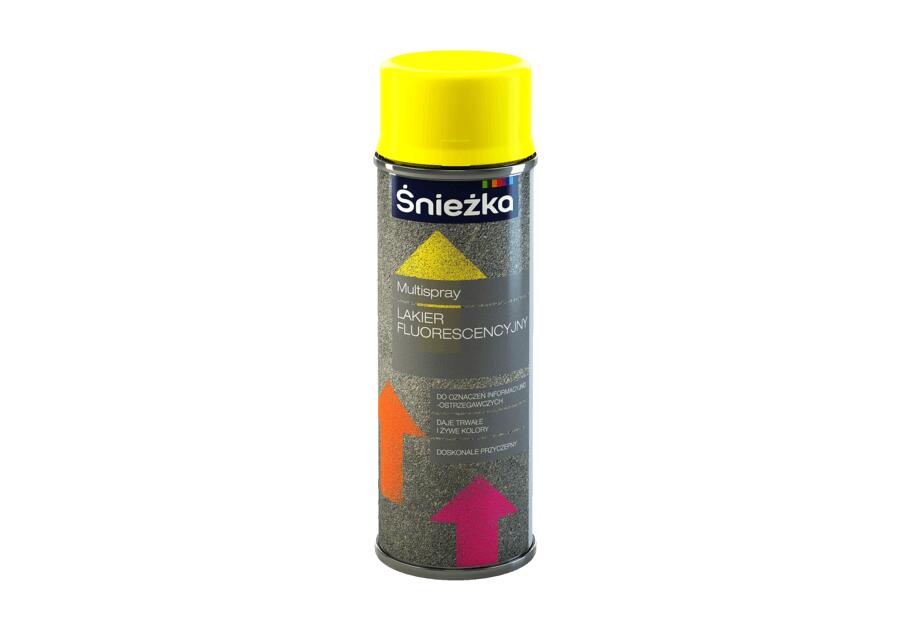 Zdjęcie: Spray fluoroscencyjny Multi żółty cytrynowy 400 ml ŚNIEŻKA