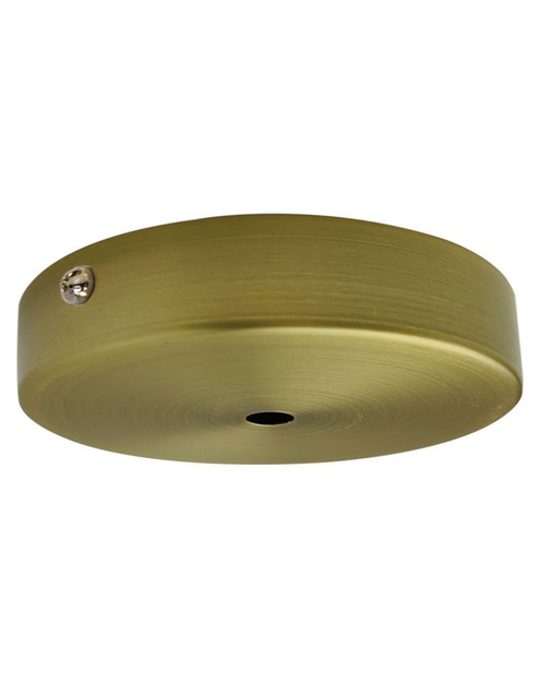 Zdjęcie: Podsufitka metalowa pojedyncza okrągła matowy brąz LH0703 DPM SOLID