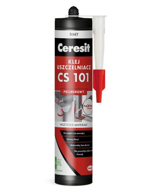 Zdjęcie: Klej uszczelniacz CS101 biały 280 ml CERESIT