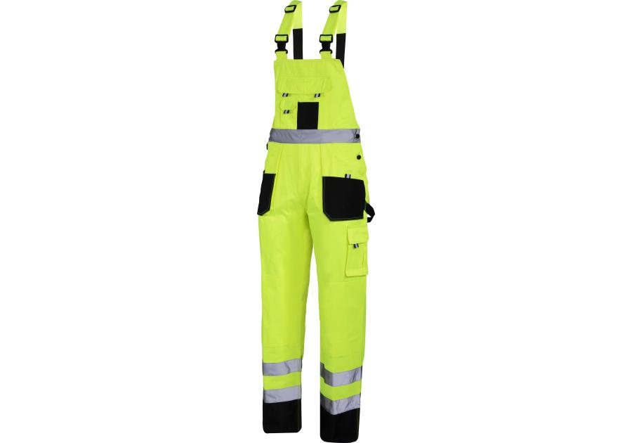 Zdjęcie: Ogrodniczki ostrzegawcze czarno-żółte, M, CE, LAHTI PRO