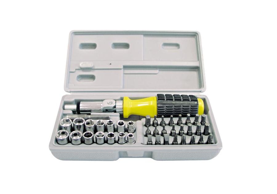 Zdjęcie: Wkrętak z grzechotką, bity, nasadki, przeguby MEGA