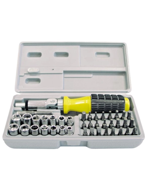 Zdjęcie: Wkrętak z grzechotką, bity, nasadki, przeguby MEGA