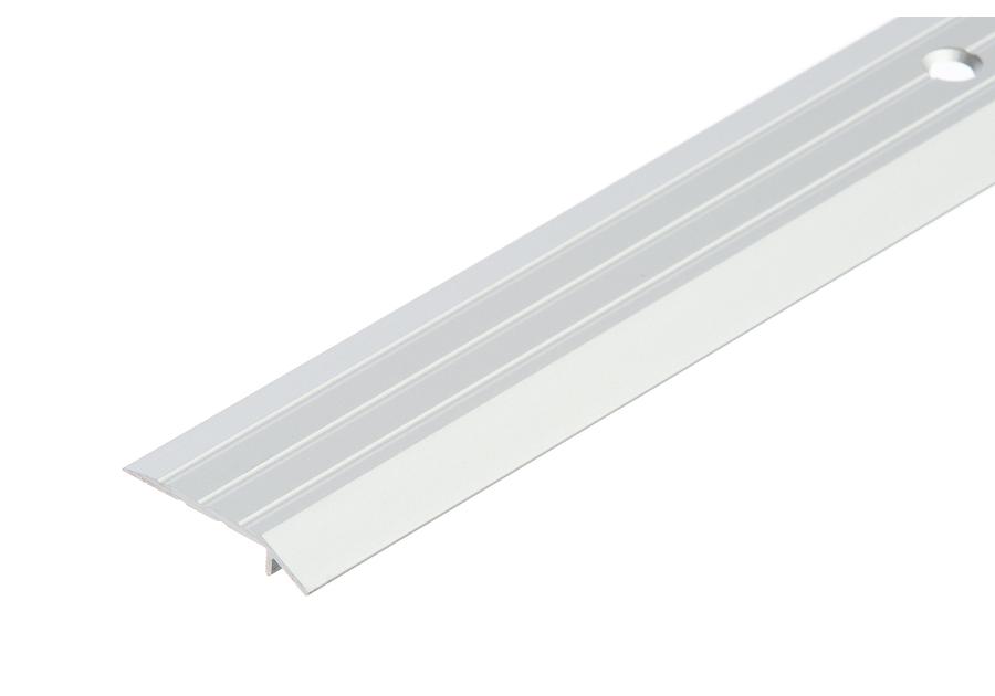 Zdjęcie: Profil progowy ochronny skośny aluminium anoda 30 mm 0,9 m srebrny CEZAR