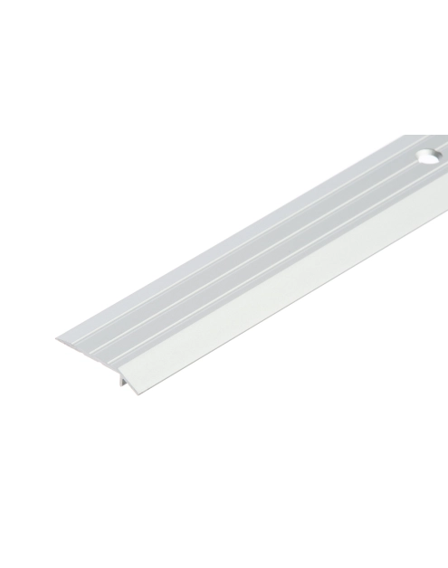 Zdjęcie: Profil progowy ochronny skośny aluminium anoda 30 mm 0,9 m srebrny CEZAR