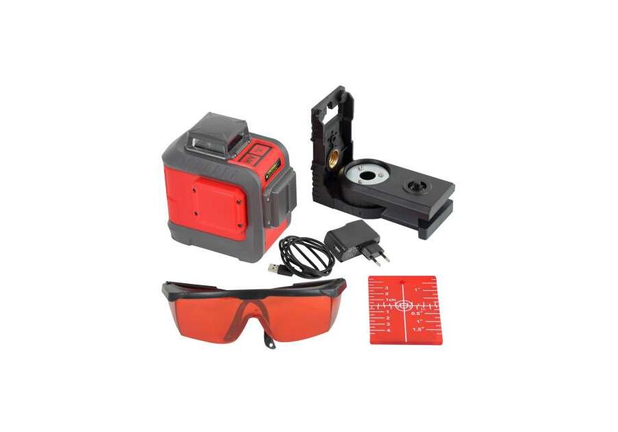 Zdjęcie: Poziomnica laserowa 2 promienie, 20m, wiązka czerwona, CE, PROLINE