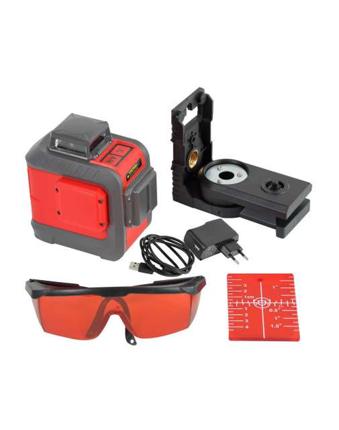 Zdjęcie: Poziomnica laserowa 2 promienie, 20m, wiązka czerwona, CE, PROLINE