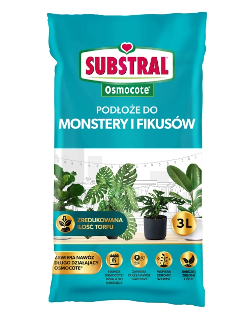 Zdjęcie: Gotowe podłoże Osmocote do Monster i fikusów 3 L SUBSTRAL