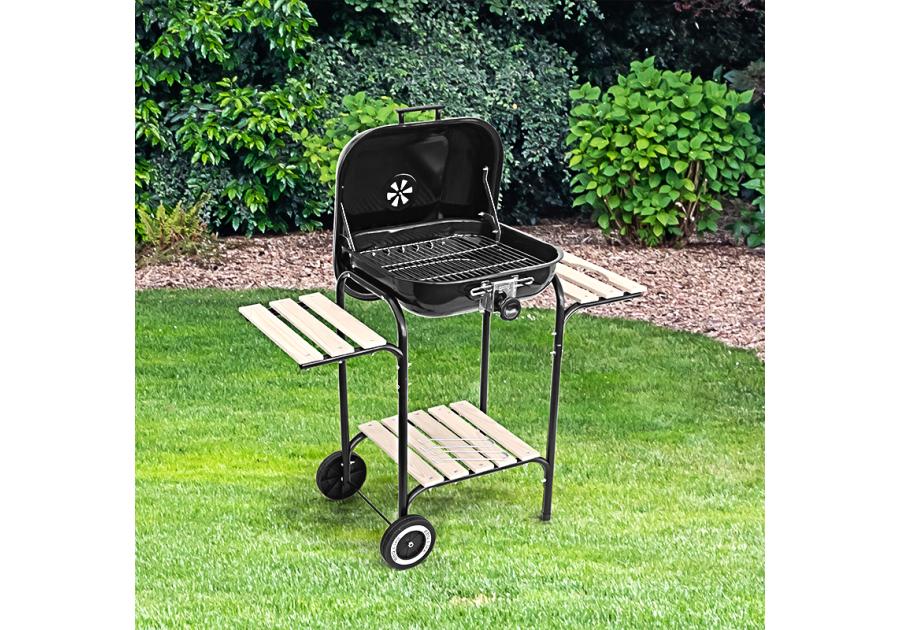 Zdjęcie: Grill węglowy z pokrywą MIRPOL