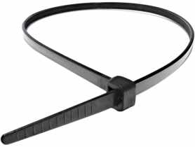 Opaska kablowa biała CT 370 - 4,8 N - 100 szt. AKS ZIELONKA
