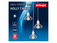 Zdjęcie: Lampa wisząca AJE-HOLLY 7 White 3xE14 ACTION