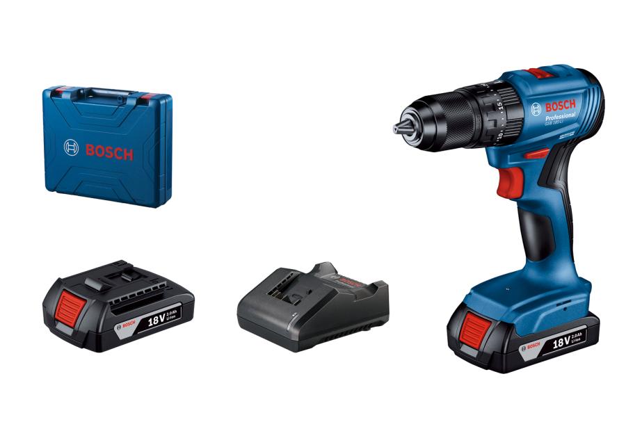 Zdjęcie: Wiertarko-wkrętarka udarowa GSB 185-LI BOSCH