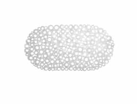 Mata łazienkowa Ring 36x69 cm biała ALSEA