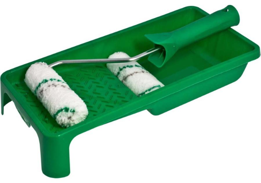 Zdjęcie: Zestaw malarski kuweta 15x29 cm + rączka 6/100 + mikrofaza 10x2 s-38917 STALCO