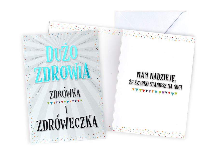 Zdjęcie: Karnet V-072 Dużo zdrowia KUKARTKA