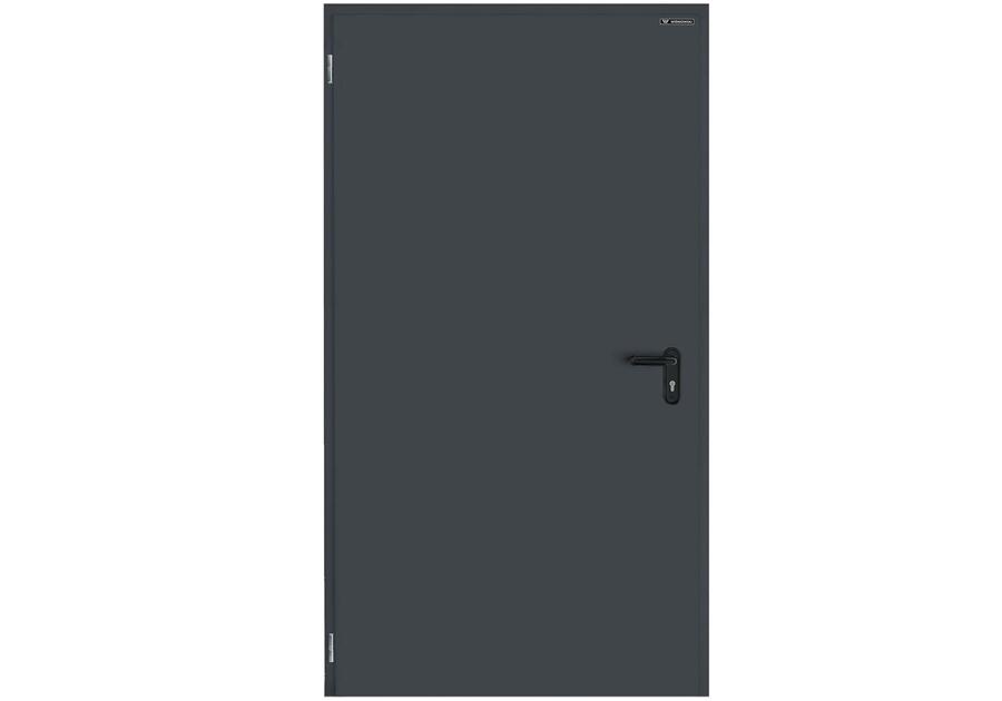 Zdjęcie: Drzwi Zewnętrzne Technical 40 kolor RAL 7016, 860x2045 grubość 40 mm lewe na zewnątrz WIŚNIOWSKI