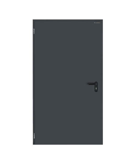 Zdjęcie: Drzwi Zewnętrzne Technical 40 kolor RAL 7016, 860x2045 grubość 40 mm lewe na zewnątrz WIŚNIOWSKI