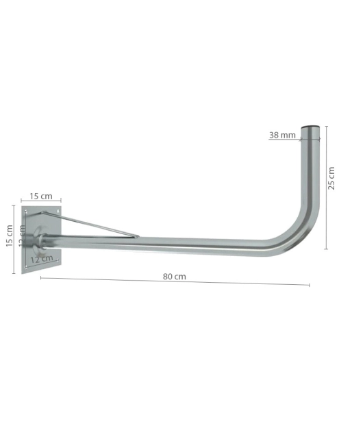 Zdjęcie: Uchwyt anteny TV Sat 80 BODEX