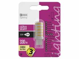 Żarówka LED Classic JC, G9, 3,5 W (30 W), 330 lm, ciepła biel EMOS