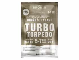 Drożdże gorzelnicze Turbo Torpedo 5-7 dni 21% 100 g BROWIN