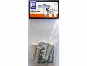 Kołek rozporowy z wkrętem kluczowym 10x60 mm - 5 szt. SILA