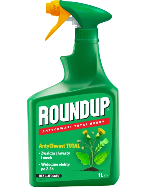 Zdjęcie: Środek chwastobójczy Roundup Antychwast Total Ultra spray 1 L, Chwastobójczy ROUNDUP