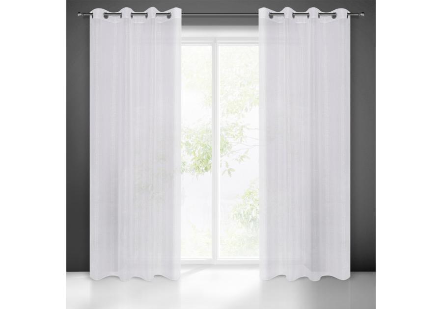 Zdjęcie: Zasłona gotowa Emma 140x250 cm biały EUROFIRANY