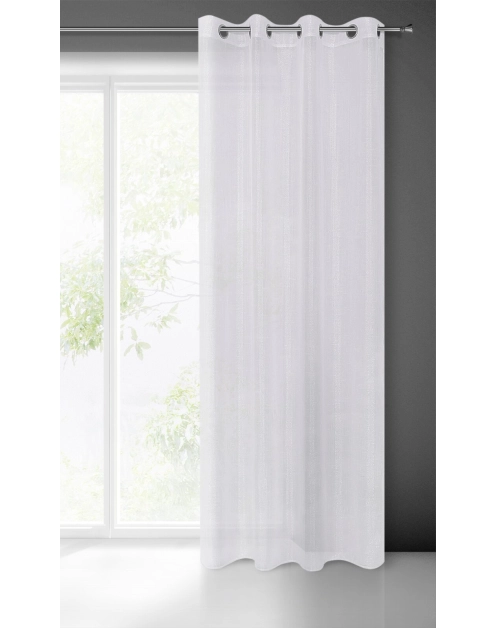 Zdjęcie: Zasłona gotowa Emma 140x250 cm biały EUROFIRANY