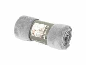 Koc Simple 150x200 cm srebrny EUROFIRANY