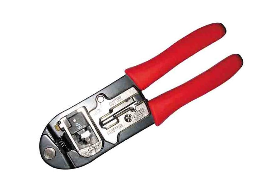 Zdjęcie: Szczypce do zaciskania końcówek telefonicznych WYM GŁ.4P,6P,8P, PROLINE