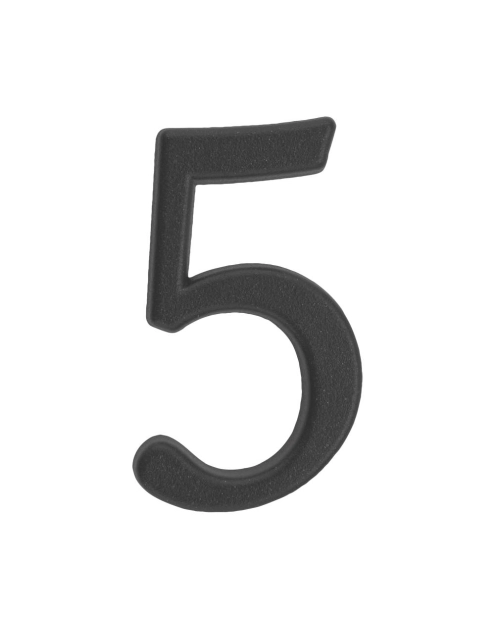 Zdjęcie: Cyfra 5 znal grafit 50 mm METRO