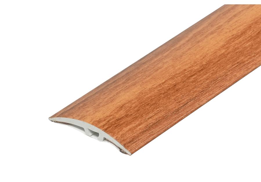 Zdjęcie: Kształtownik PVC wcisk szeroki 40 mm 2w1 L= 2,70 m Orzech Złoty okleina mat CEZAR