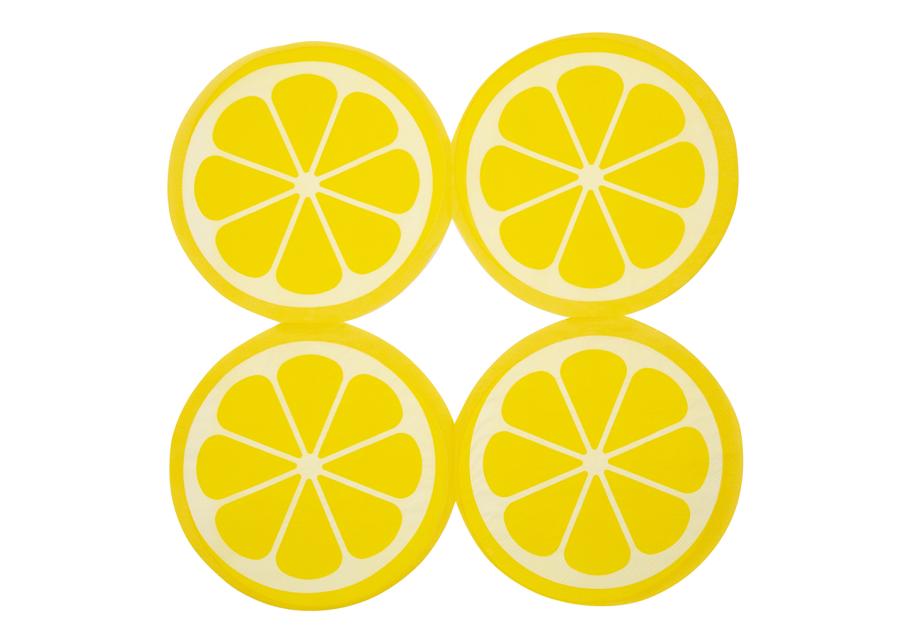 Zdjęcie: Komplet serwetek papierowych Tropicana średnica 32 cm dekoracja cytryna ALTOM DESIGN
